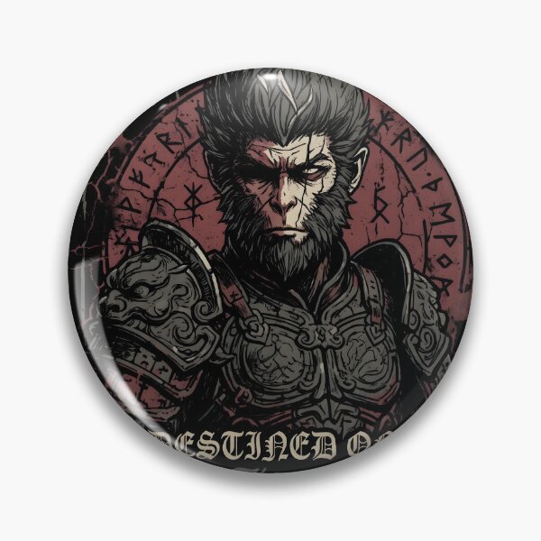 Item preview, Sun Wukong The Destined One Black Myth Wukong Grunge Gamer Graphic Tee designed and sold by Senpaiwaves.