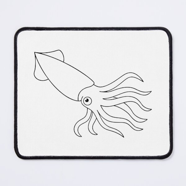 Item preview, Squid Elegant 1 Line Art Gift designed and sold by OneLine Studio.