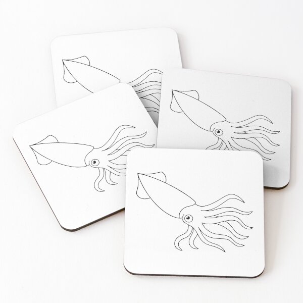 Item preview, Squid Elegant 1 Line Art Gift designed and sold by OneLine Studio.