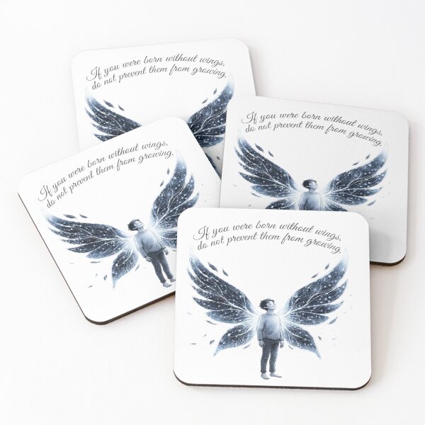 Item preview, Born Without Wings: The Radiance of Inner Growth designed and sold by Nakrisa.