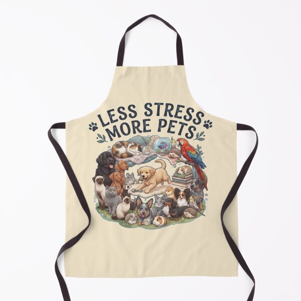 Item preview, Less Stress More Pets - Cute Animal Lovers Design designed and sold by Evelashop.