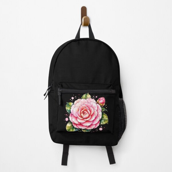 Item preview, Pink Camellia Watercolor Art – Elegant Botanical Floral Illustration designed and sold by ColorSplash123.