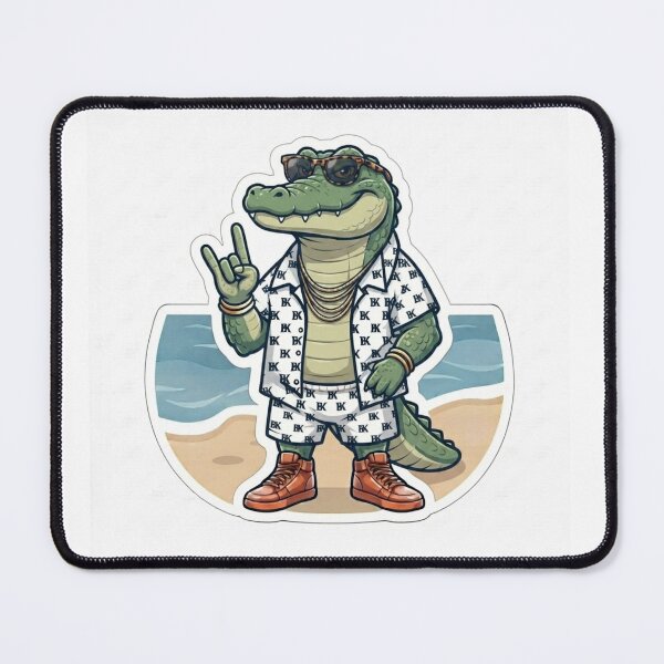 Item preview, Cool Crocodile Rocker Summer Beach Graphic designed and sold by BoldConcept43.