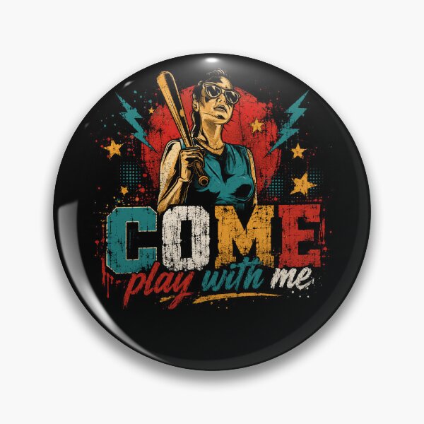 Item preview, Come Play With Me Female Baseball Softball Player designed and sold by HumansStuck12.