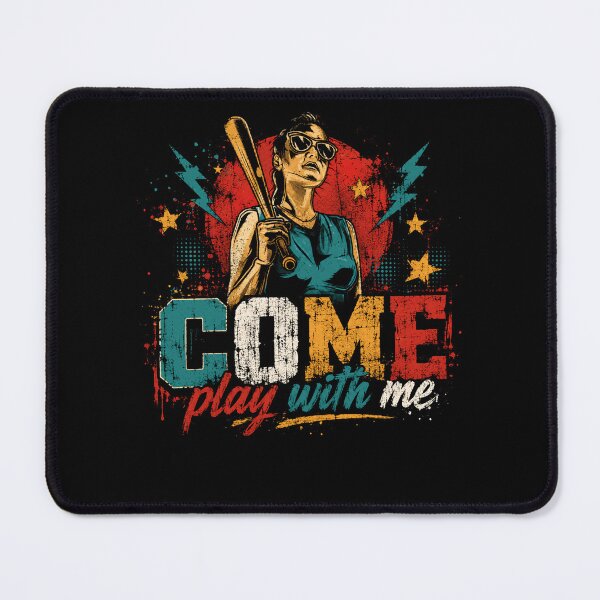 Item preview, Come Play With Me Female Baseball Softball Player designed and sold by HumansStuck12.