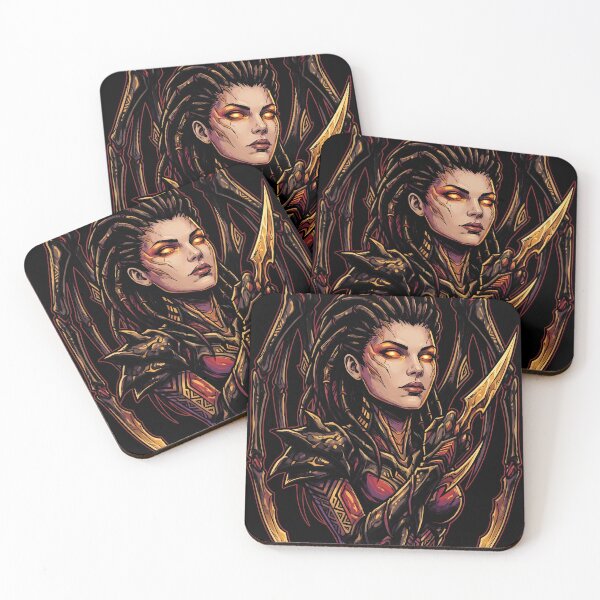 Item preview, Sarah Kerrigan StarCraft Vector Video Game Streetwear Tee designed and sold by Senpaiwaves.