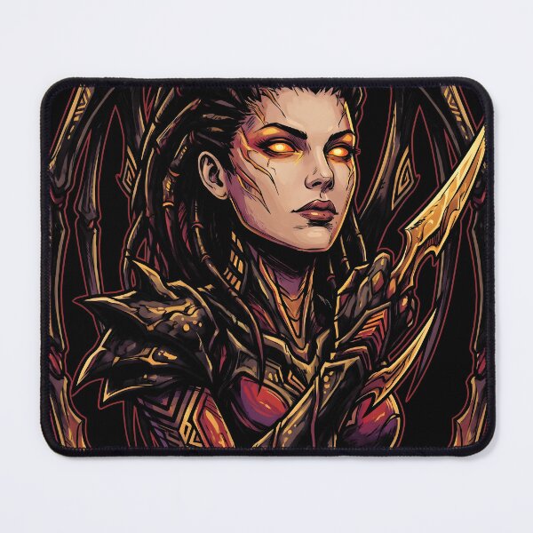Item preview, Sarah Kerrigan StarCraft Vector Video Game Streetwear Tee designed and sold by Senpaiwaves.