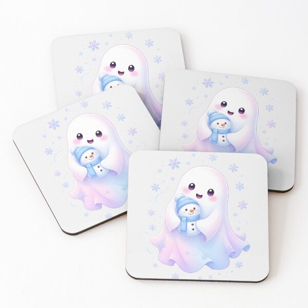 Item preview, Cute Kawaii Winter Ghost  designed and sold by naragon4289.