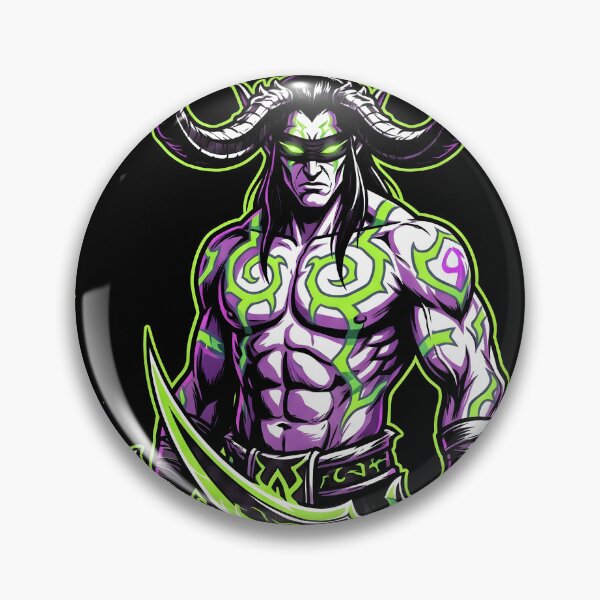 Item preview, Illidan Stormrage Warcraft III Vector Gamer Graphic Tee designed and sold by Senpaiwaves.