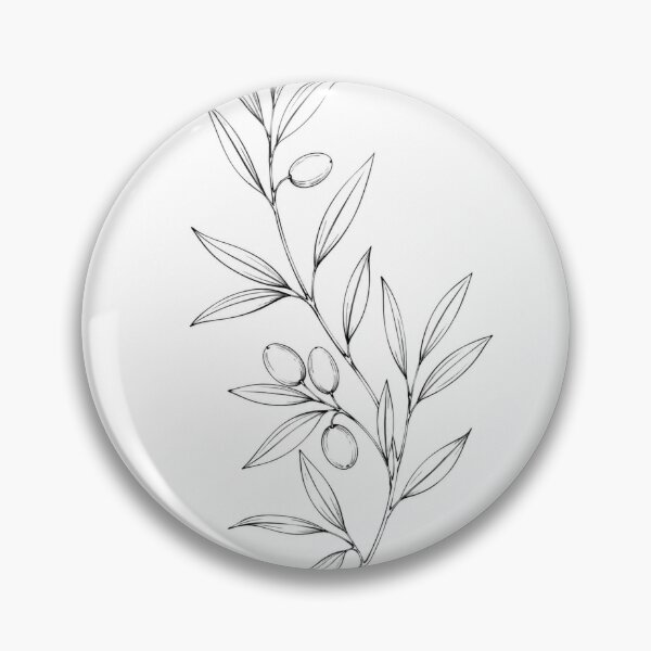 Item preview, Minimalist Olive Branch Botanical Line Art designed and sold by Kooyana04.