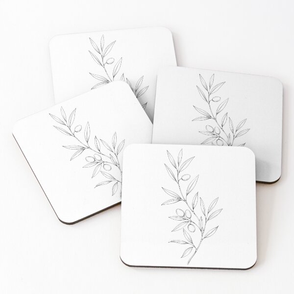Item preview, Minimalist Olive Branch Botanical Line Art designed and sold by Kooyana04.