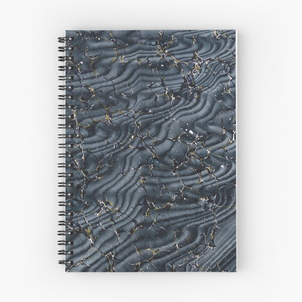 Item preview, Dark Black and Gold Spanish Wave Marbled Paper designed and sold by OpenFrameStudio.