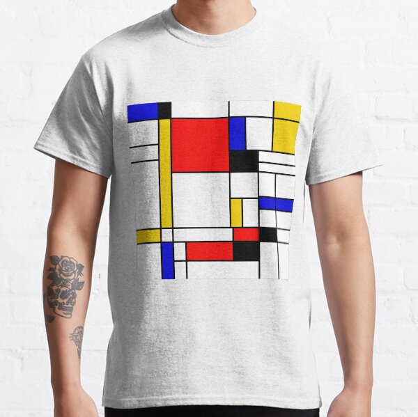 Bauhouse Mondrian Style Classic T-Shirt