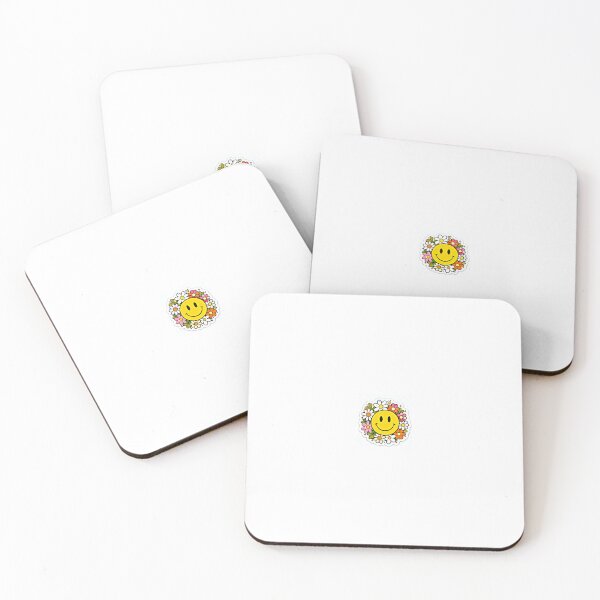Item preview, Retro Groovy Smiley Face Sticker | Vintage 70s Happy Aesthetic | Cute Flower Power Die-Cut Vinyl Sticker designed and sold by Velouraco77.
