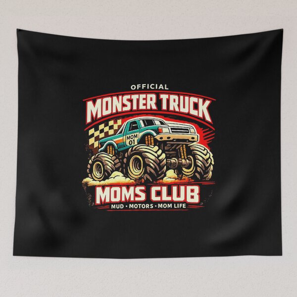 Item preview, Monster Truck Moms Club Retro Mama Birthday Mom designed and sold by Abirtom.