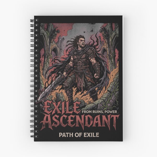 Item preview, Exile Ascendant Path of Exile Gothic Gaming Graphic Tee designed and sold by Senpaiwaves.