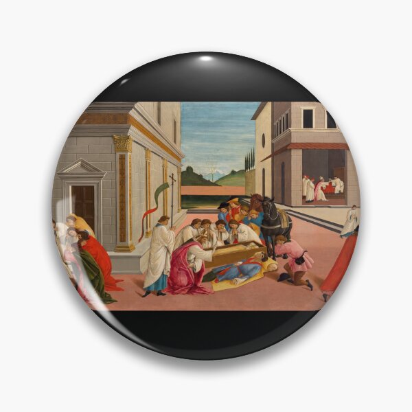 Item preview, Botticelli Three Miracles of Saint Zenobius designed and sold by artofuniverse.