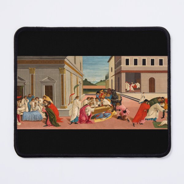 Item preview, Botticelli Three Miracles of Saint Zenobius designed and sold by artofuniverse.