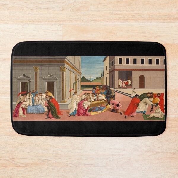 Item preview, Botticelli Three Miracles of Saint Zenobius designed and sold by artofuniverse.