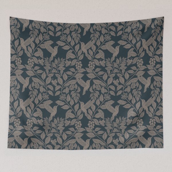 Item preview, Medium Coffee plants, coffee garden, hummingbird and bees, coffee arabica  designed and sold by DColourMuse.