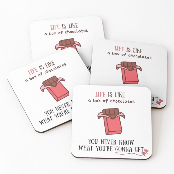 Item preview, Life is Like a box of chocolates design designed and sold by hypnoses.