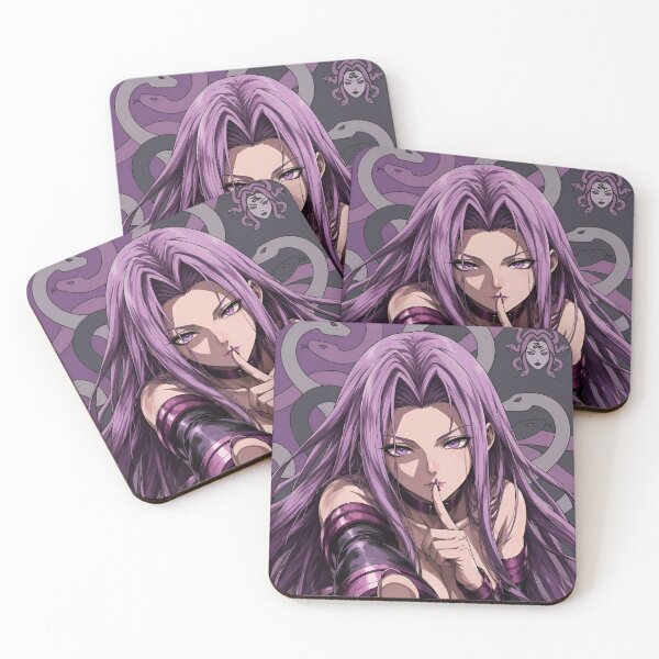 Item preview, Rider | Medusa | Mystic Serpent Queen – Purple Anime Fantasy Portrait | Gorgon Inspired Art designed and sold by Dyan4.