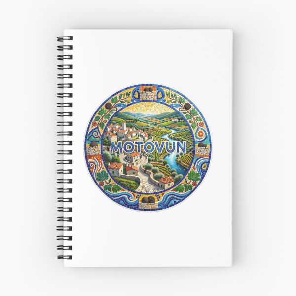 Item preview, Motovun Hilltop Mosaic Travel Sticker Summer Souvenir designed and sold by Imaginarium of Chaos falcon88 .