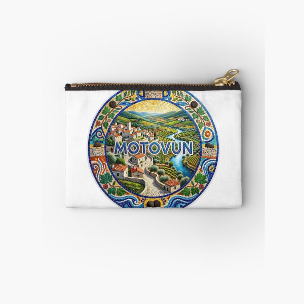 Item preview, Motovun Hilltop Mosaic Travel Sticker Summer Souvenir designed and sold by Imaginarium of Chaos falcon88 .