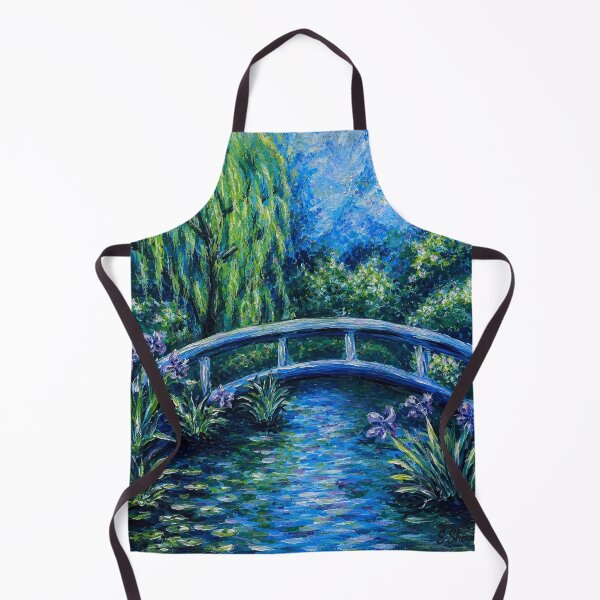 Item preview, Garden Bridge and water lily pond designed and sold by Creative Expressions Art.