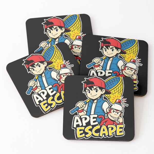 Item preview, Spike And A Monkey Ape Escape Vector Anime Gaming Shirt designed and sold by Senpaiwaves.