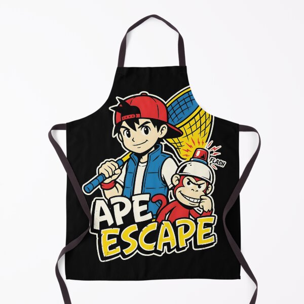 Item preview, Spike And A Monkey Ape Escape Vector Anime Gaming Shirt designed and sold by Senpaiwaves.