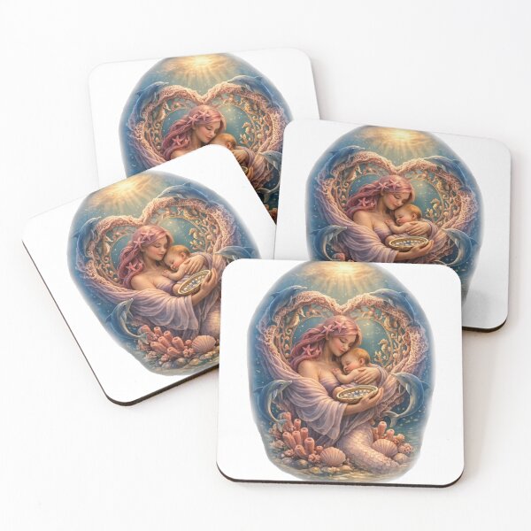 Item preview, Ocean Embrace – Mermaid Motherhood Art designed and sold by Minddey.