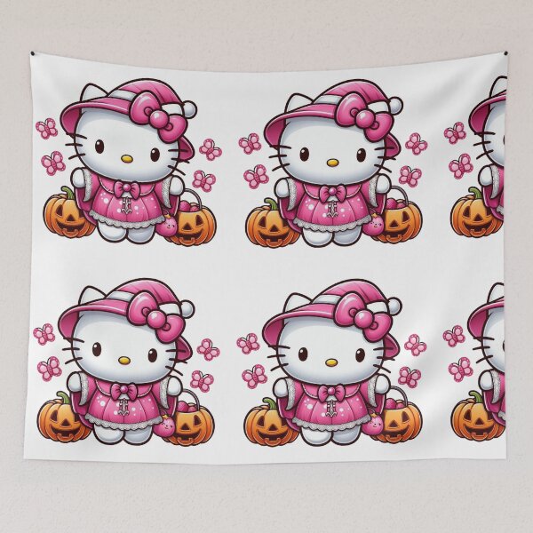 Item preview, Hello Kitty Witch Pink Halloween Kawaii Spooky Aesthetic PNG designed and sold by rfd2.