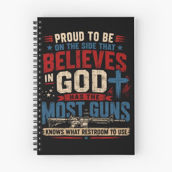 Item preview, Proud To Be On The Side That Believes In God Has The Most Guns Knows What Restroom To Use American Patriot Conservative designed and sold by HumansStuck12.