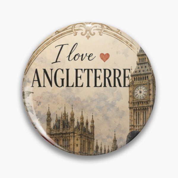 Item preview, I Love England - Vintage British Food Watercolor Travel Art designed and sold by ForeverCities.