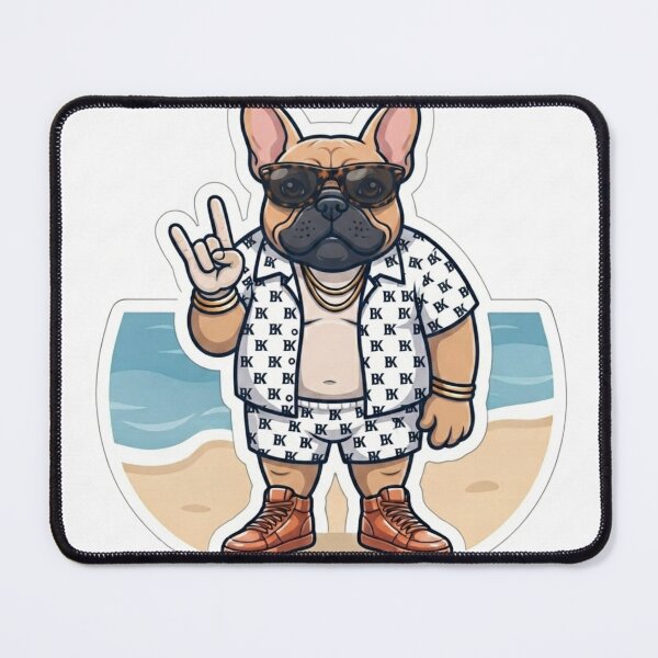 Item preview, Cool Bulldog Rocker Summer Beach Graphic designed and sold by BoldConcept43.