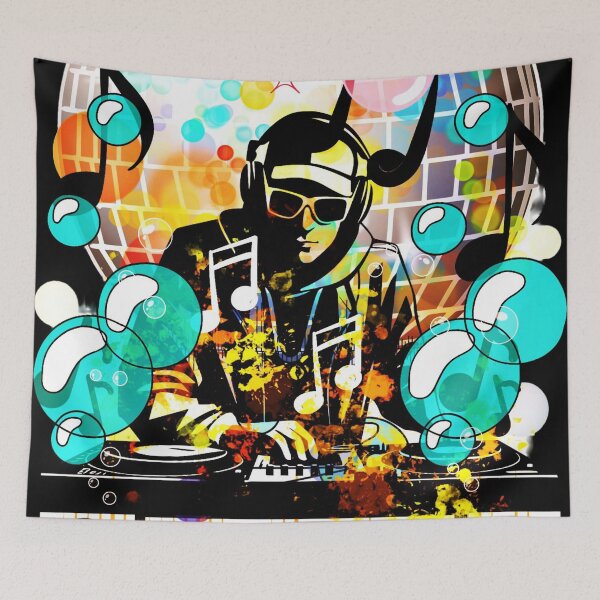 Item preview, DJ Stereo in the House designed and sold by DEZINOMANIA.