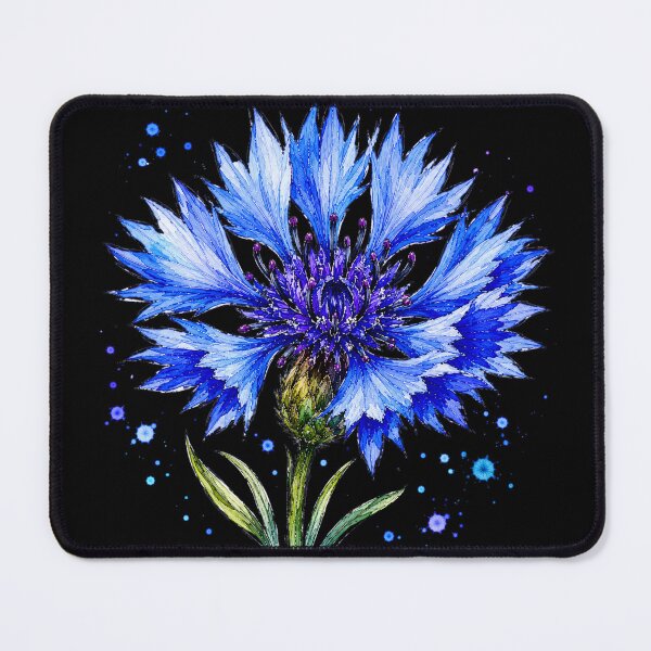 Item preview, Blue Cornflower Watercolor Art – Elegant Botanical Floral Illustration designed and sold by ColorSplash123.