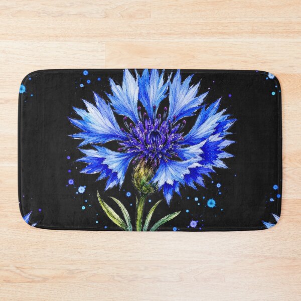 Item preview, Blue Cornflower Watercolor Art – Elegant Botanical Floral Illustration designed and sold by ColorSplash123.