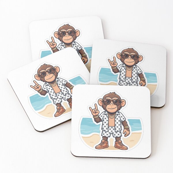 Item preview, Cool Monkey Rocker Summer Beach Graphic designed and sold by BoldConcept43.