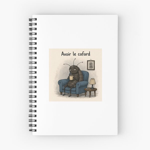 Item preview, To be feeling down – French Idiom Illustration designed and sold by Reelsetdessins.