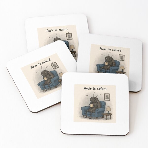Item preview, To be feeling down – French Idiom Illustration designed and sold by Reelsetdessins.