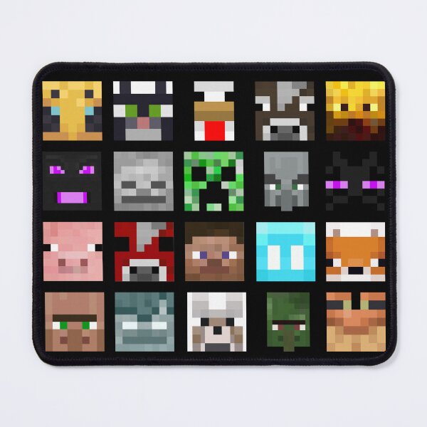 Item preview, blocky gaming pattern steve creeper enderman minecrafter designed and sold by Infdesigner.