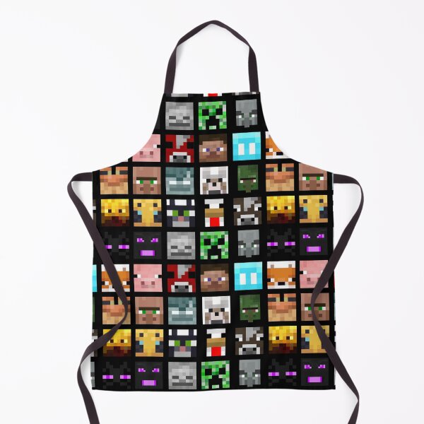 Item preview, blocky gaming pattern steve creeper enderman minecrafter designed and sold by Infdesigner.
