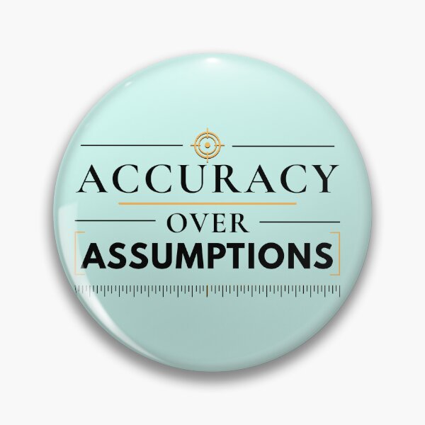 Item preview, Accuracy Over Assumptions | Precision Finance T-Shirt | Auditor Mindset Typography designed and sold by FCA SIR MERCH .