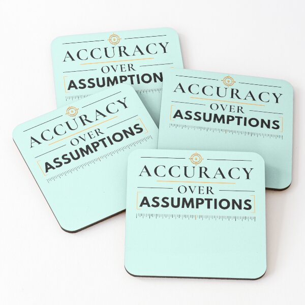 Item preview, Accuracy Over Assumptions | Precision Finance T-Shirt | Auditor Mindset Typography designed and sold by FCA SIR MERCH .