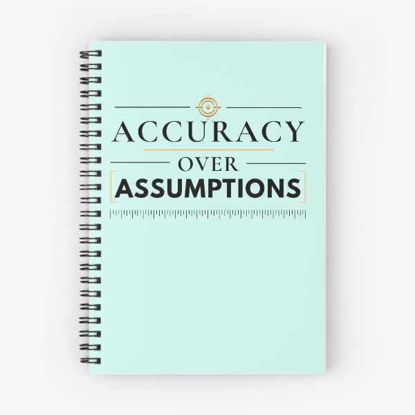 Item preview, Accuracy Over Assumptions | Precision Finance T-Shirt | Auditor Mindset Typography designed and sold by FCA SIR MERCH .