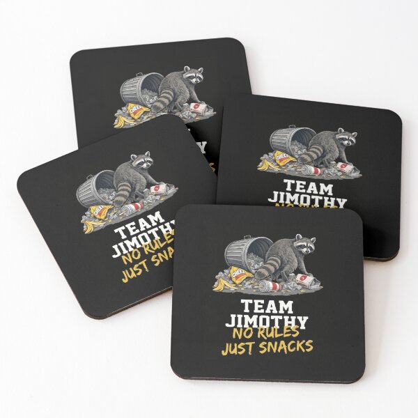 Item preview, Team Jimothy No Rules Just Snacks Funny Raccoon Trash Panda designed and sold by haitrieuic96.