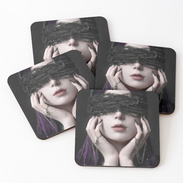 Item preview, Silence of the Soul - Blindfold Portrait designed and sold by abanoubnabil.