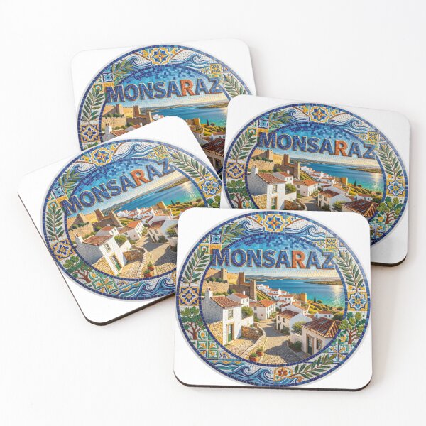 Item preview, Monsaraz Medieval Mosaic Travel Sticker Summer Souvenir designed and sold by Imaginarium of Chaos falcon88 .